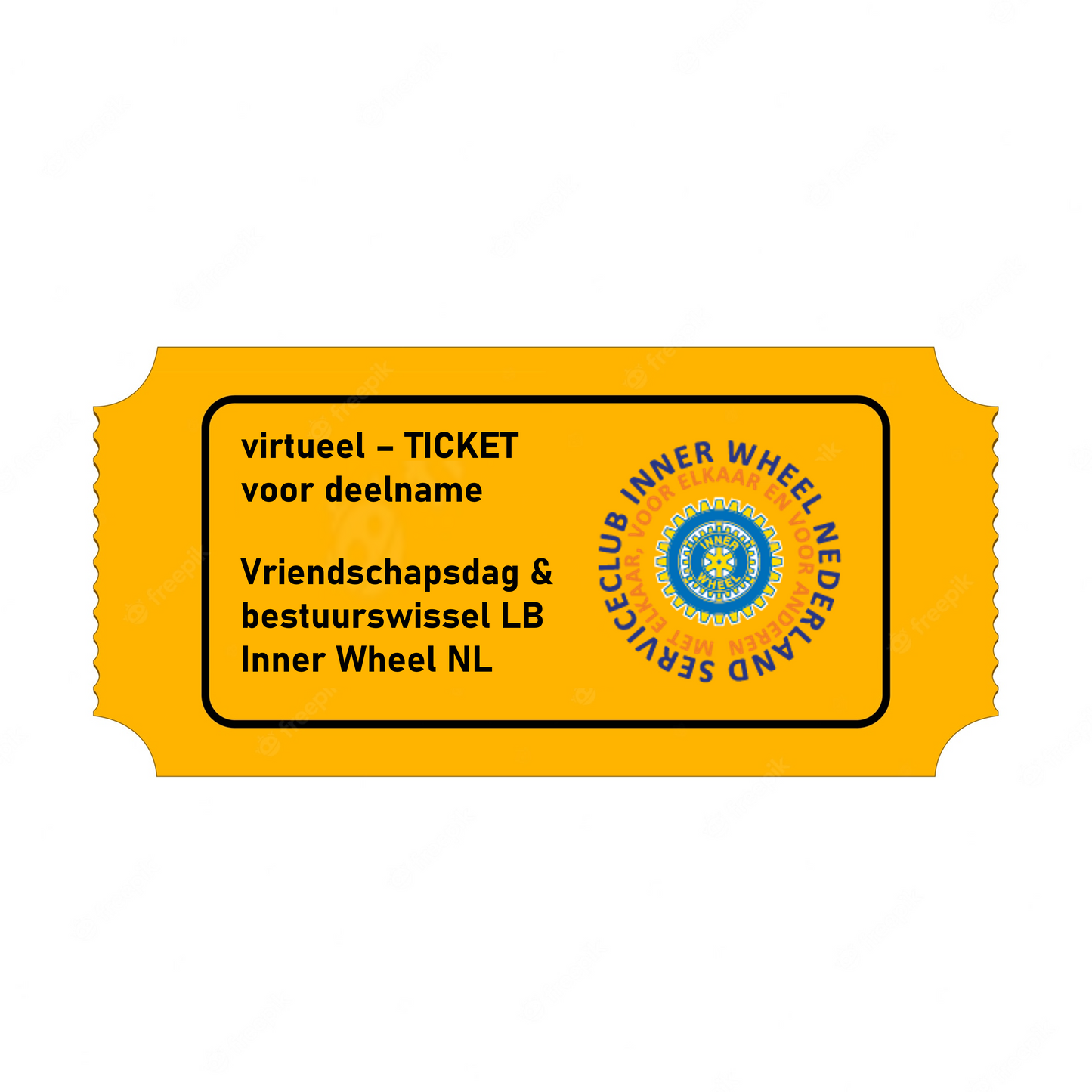 Ticket voor deelname Vriendschapsdag / Bestuurswissel op 20 juni 2026